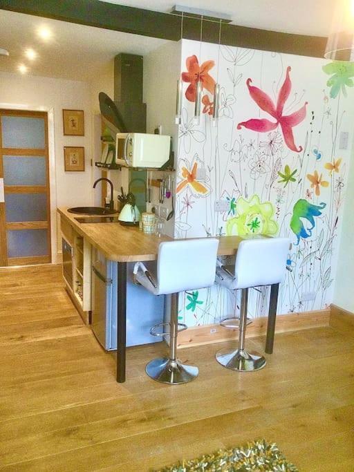 Ferienwohnung Henwick House Beautiful Flat,Private Parking, Short Walk To Town Ludlow Exterior foto